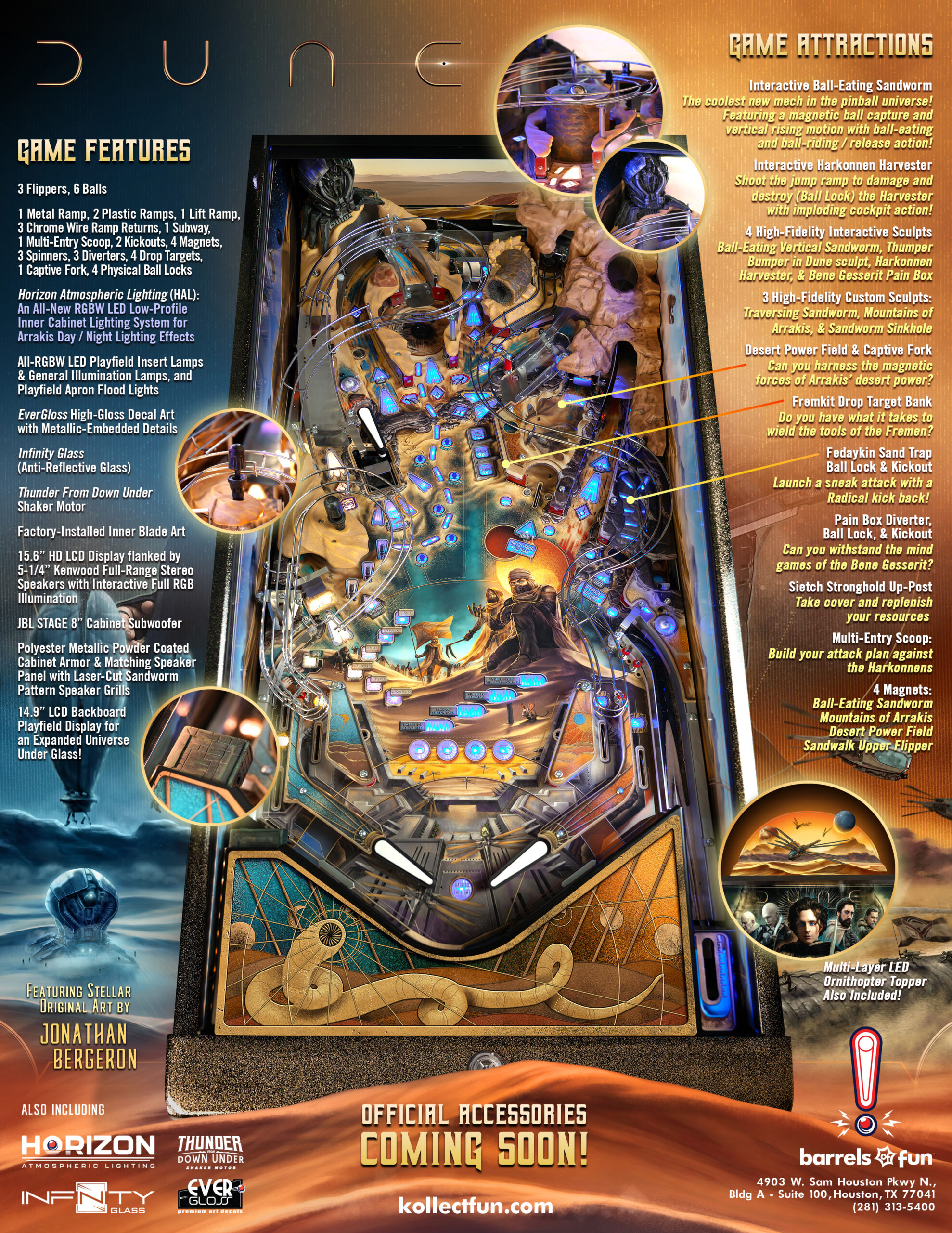 Dune Raffle Order your Dune direct from Barrels of Fun!