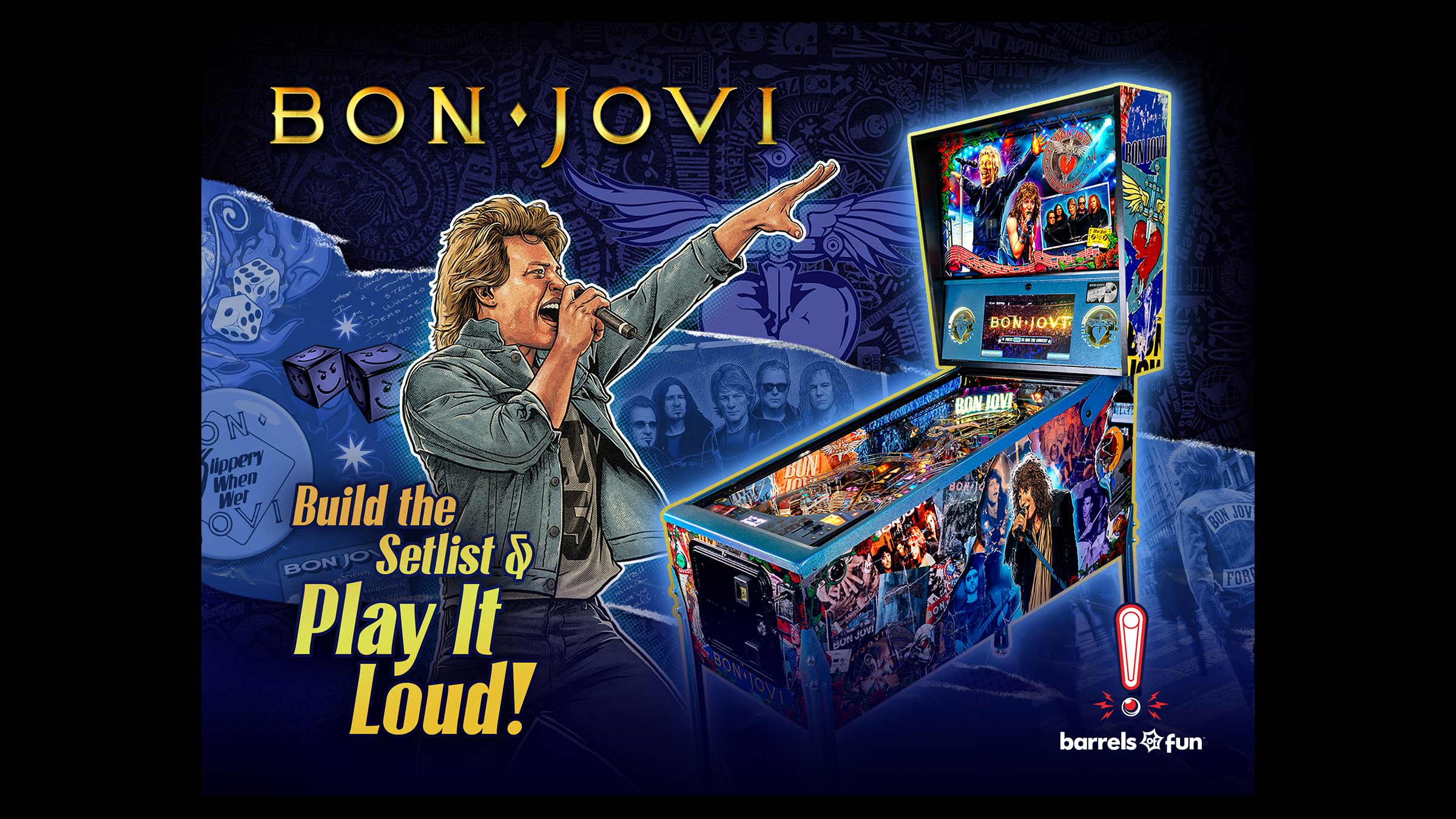 Bon Jovi Pinball Is Ready to Rock! Build the Setlist and Play It Loud!